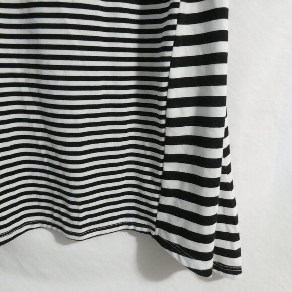 SOUTHERN LADY | medium | Striped Black and White Shirt - Picture 15 of 16